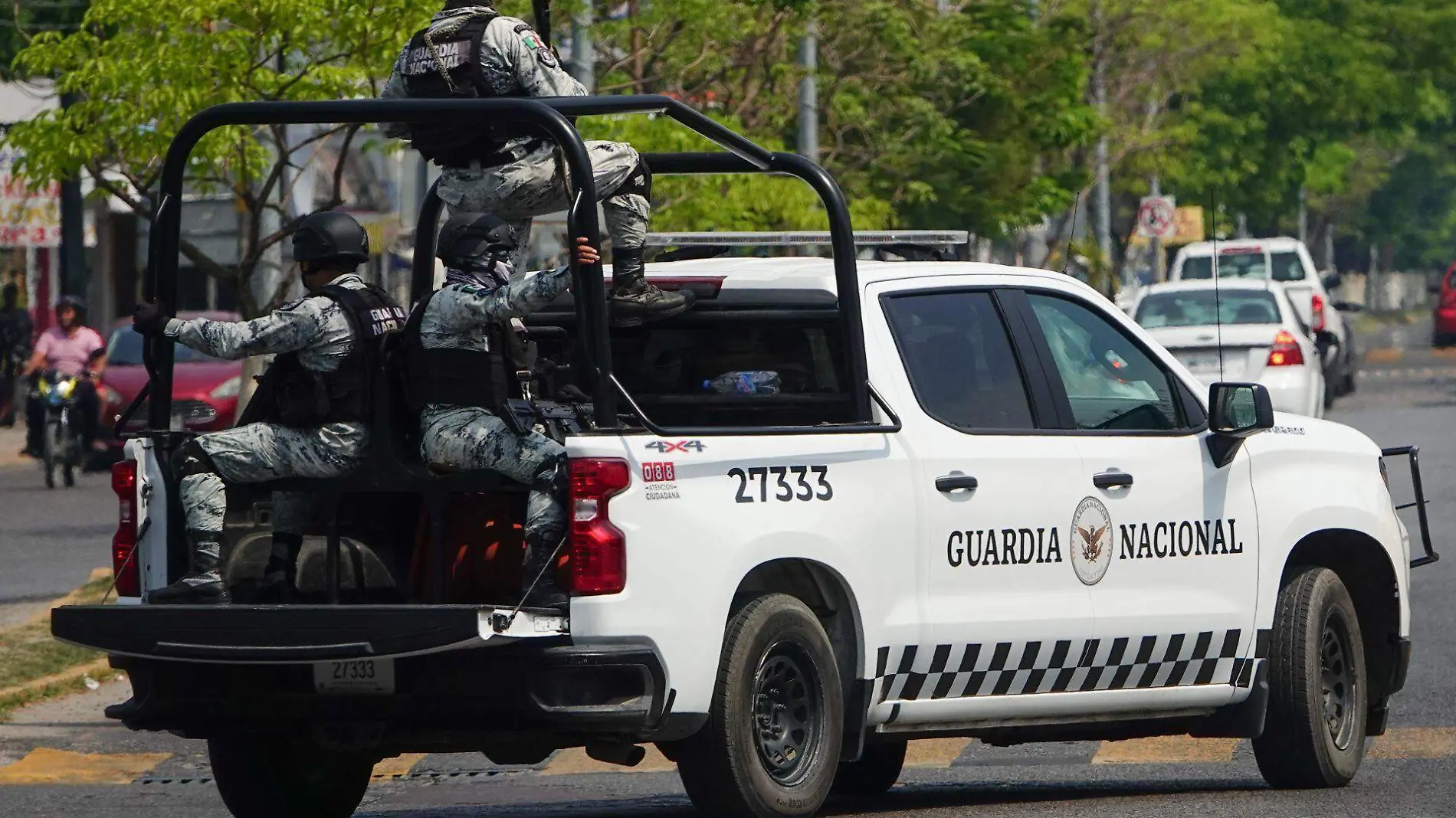 Elementos de la Guardia Nacional